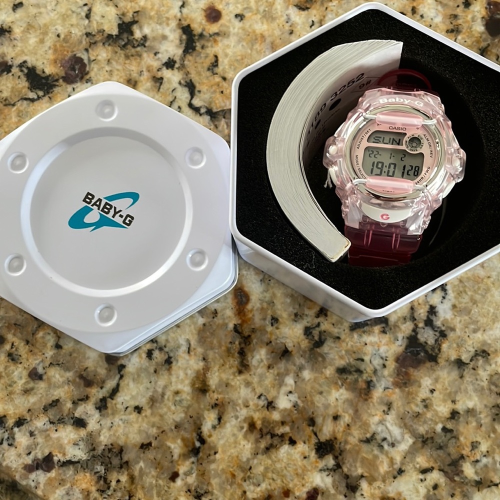 Pink Baby-G watch